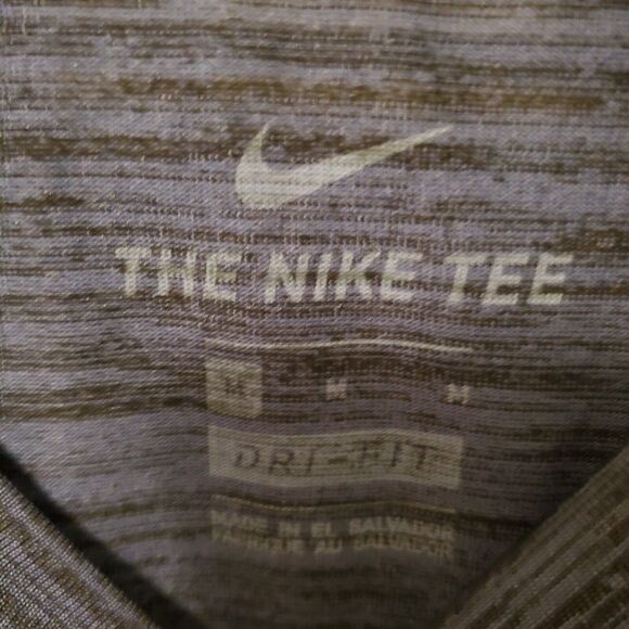 Michigan The Nike Tee Jordan Logo Tshirt Dri Fit Blue Men's Size M Medium - Picture 3 of 13